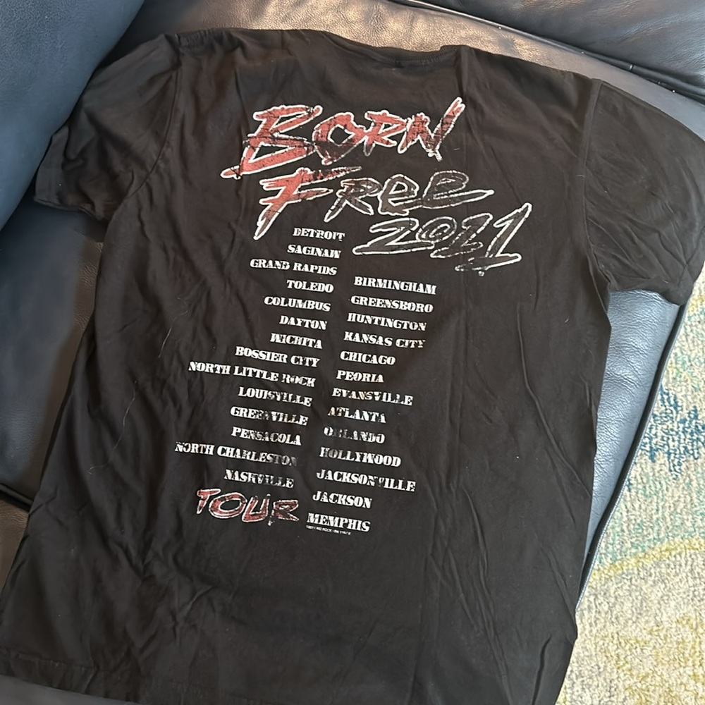 Vintage Kid Rock Born Free Tour T - Picture 2 of 3